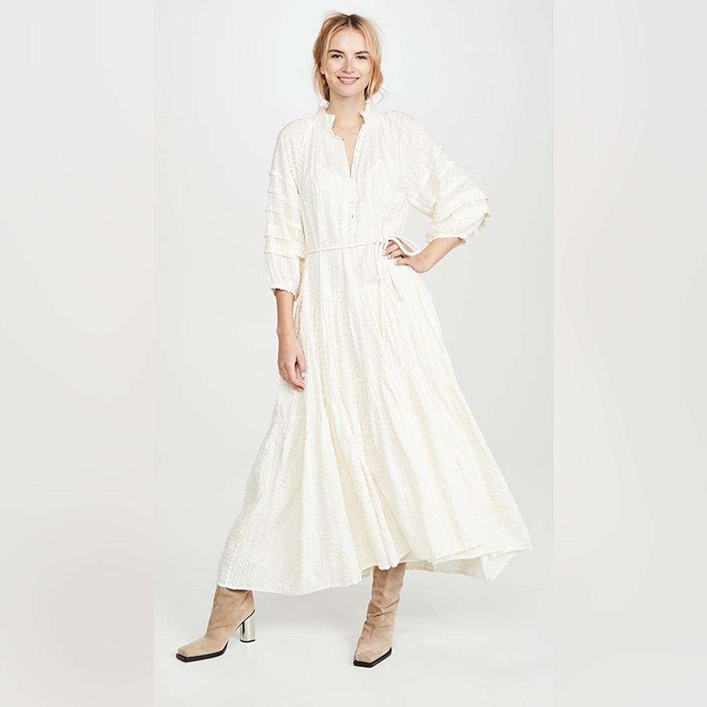 Apiece Apart Cream Maxi Dress